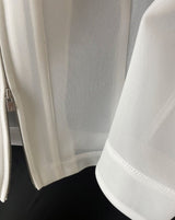 シースルーピコ刺繡ブルゾン