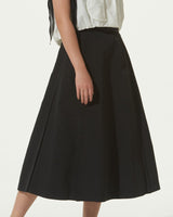 GLOSS GRAN BOX PLEATS SKIRT