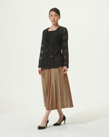 SHEAR BLOCK PLAID JACKET