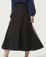 MESH LAYERED NYLON SKIRT
