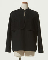 MESH LAYERED PULLOVER SHIRT