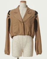 CHIFFON RIBBON 2WAY JACKET