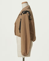 CHIFFON RIBBON 2WAY JACKET