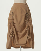 DRAWSTRING DESING SKIRT