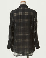 SHEAR BLOCK PLAID SHIRT