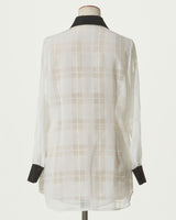 SHEAR BLOCK PLAID SHIRT