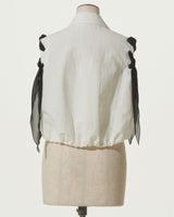 CHIFFON RIBBON VEST