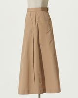 GLOSS GRAN BOX PLEATS SKIRT