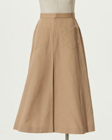 GLOSS GRAN BOX PLEATS SKIRT