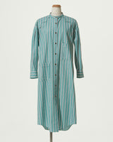 STRIPE LONG SHIRT DRESS