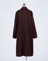 “STRATUM” Belted Wool Long Coat