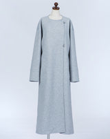 Everyday No Collar Long Coat