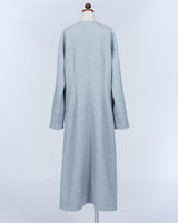 Everyday No Collar Long Coat