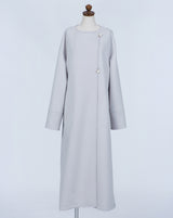 Everyday No Collar Long Coat