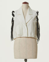 CHIFFON RIBBON VEST