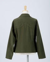 “Stratum” Suède Zip-up Jacket