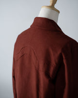 “Stratum” Suède Zip-up Jacket