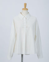 Gathered Ribbon Blouse