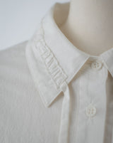 Gathered Ribbon Blouse