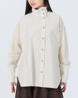 Accent Rib Asymmetry Shirt