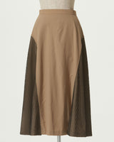 MESH LAYERED NYLON SKIRT