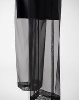 Layered Style Half Transparent Pants