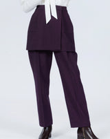 Skirt Layered Light Tweed Pants