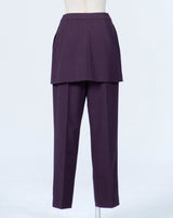 Skirt Layered Light Tweed Pants