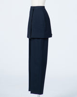 Skirt Layered Light Tweed Pants