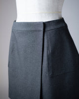 Skirt Layered Light Tweed Pants
