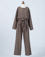 Handsome Tweed Jumpsuit