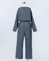 Handsome Tweed Jumpsuit