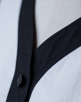 Drawstring Bicolor Blouse