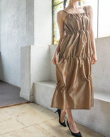 DRAWSTRING DESIGN DRESS