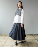 MESH LAYERED NYLON SKIRT