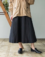 GLOSS GRAN BOX PLEATS SKIRT