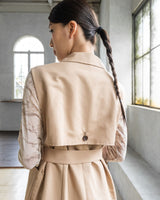 VEST TRENCH GROSGRAIN DRESS COAT