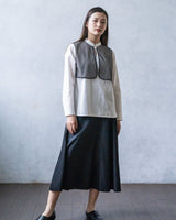 MESH LAYERED PULLOVER SHIRT