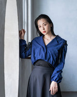 CHIFFON RIBBON 2WAY JACKET